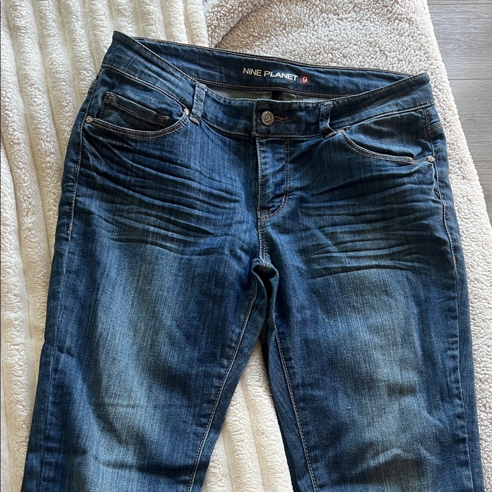 Nine Planet Women's Classic Straight Leg Jeans